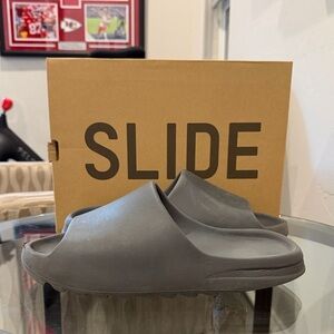 adidas Charcoal Slide Sandals